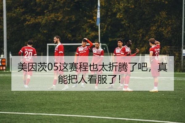 美因茨05这赛程也太折腾了吧，真能把人看服了！